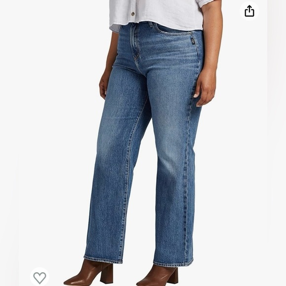 Silver Jeans Co. Womens Highly Desirable High Rise Trouser Leg Jeans Size 24 - Picture 2 of 15